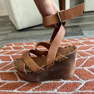 Joe's Jeans Clog Platforms Size 8